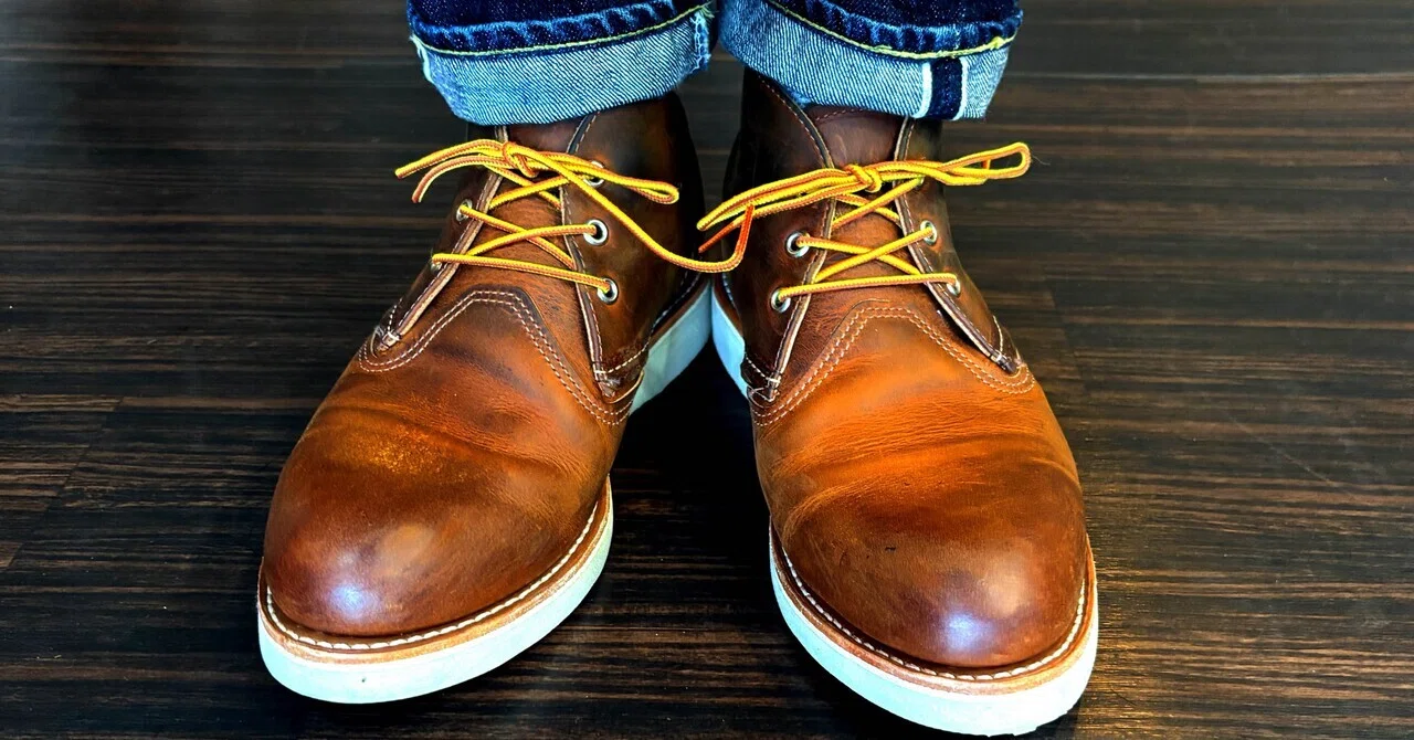 RED WING エイジングレポート①｜ラフ&タフ(カッパー)ワークチャッカ 
