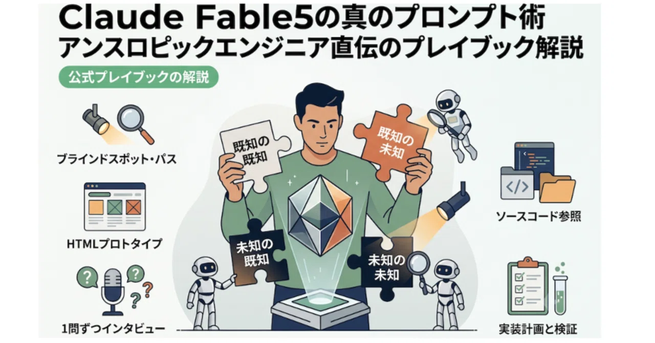 Claude Fable 5に本当に効果的なプロンプトを与える方法｜naoe
