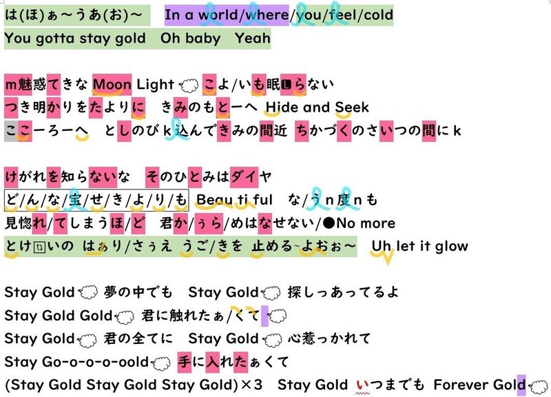 解説シート Bts Stay Gold Sakiko Note