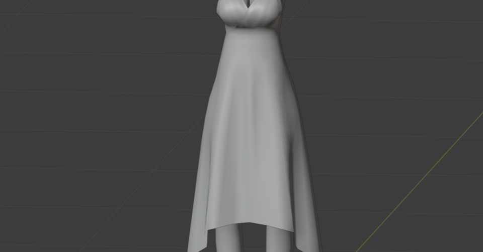 クロスシミュレーションでドレスを作る Kageji Note