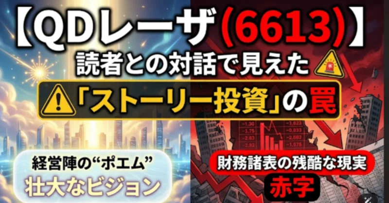 QDレーザ（6613）財務分析・完全解剖レポート｜カトちゃん｜note
