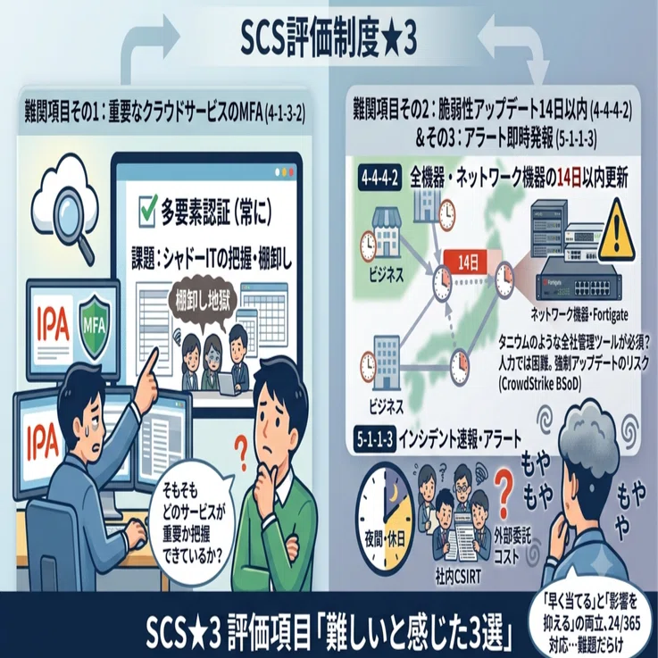 SCS☆3の81の評価項目を一通り読んで、これは難しいと感じた3選｜けい