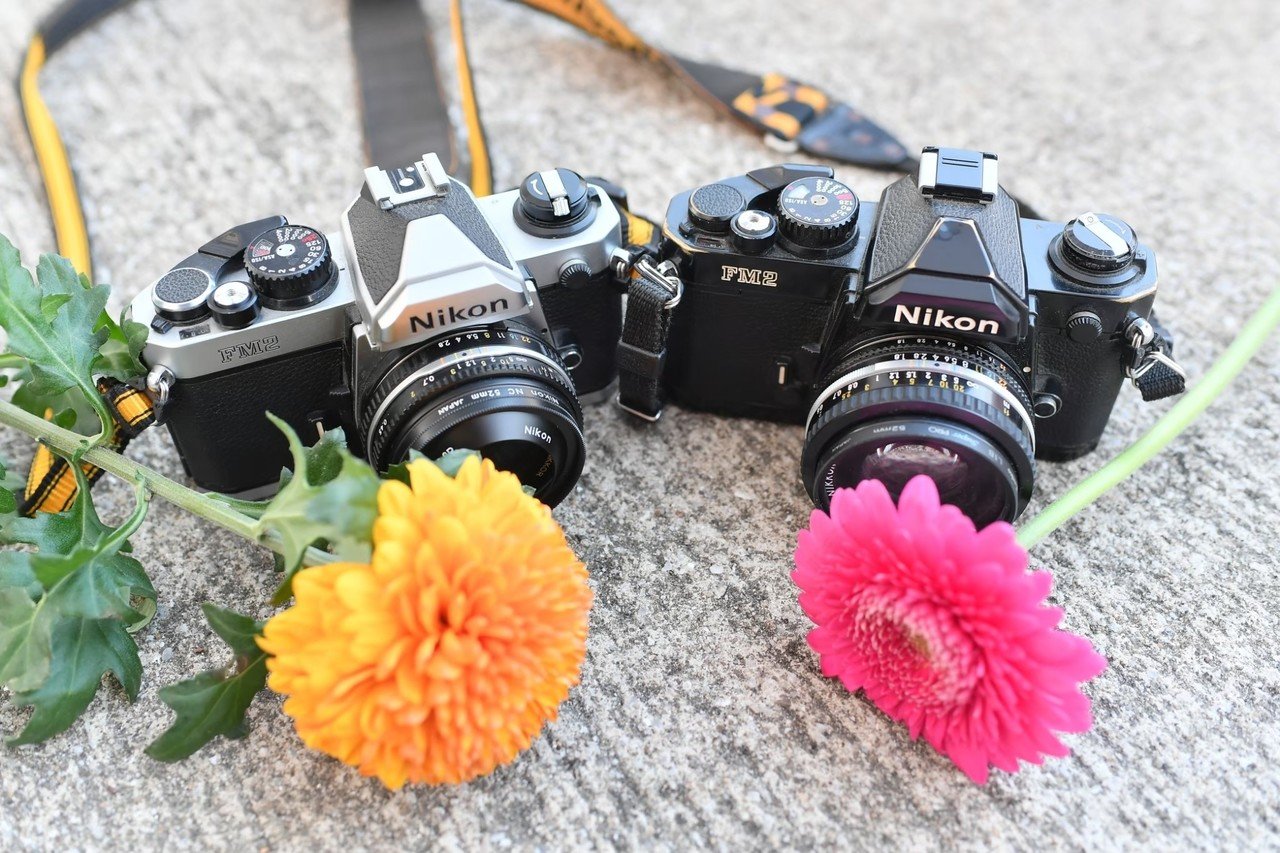 一眼レフ Nikon New FM2 おまけシャッターケーブルレリーズ付けます