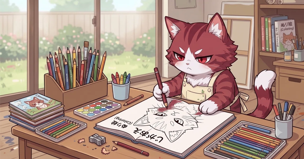 専属ＡＩさん達と作ってる。Geminiで行う、ぬり絵プロンプト構築術