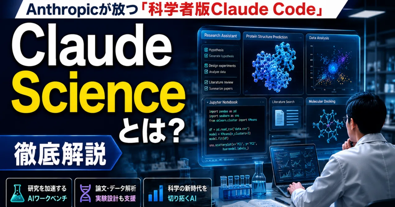 Claude Science Visualization Claude Scienceとは?Anthropicが放つ「科学者版Claude Code」を徹底解説【2026年最新】|資産アップ研究家 ...