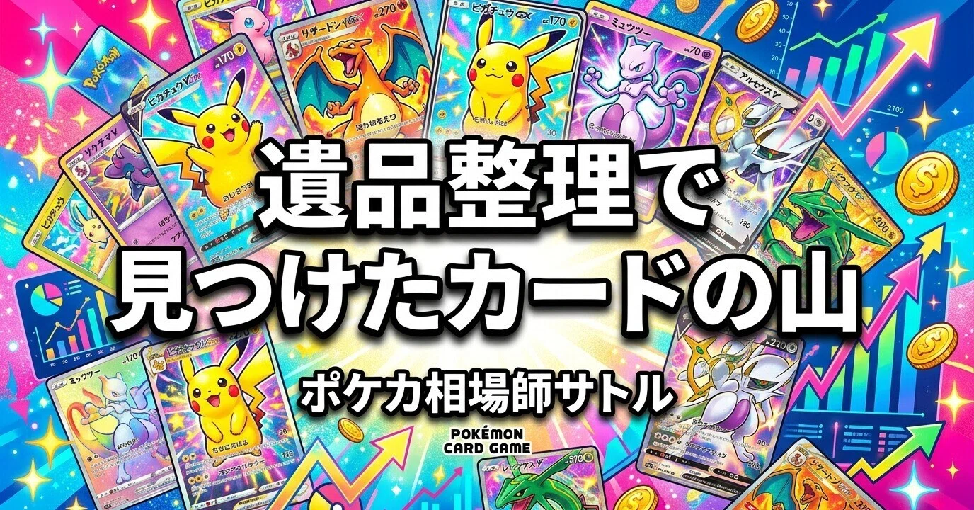 ポケカ 遺品整理で見つけたカードの山｜価値を見極める査定5手順｜神崎