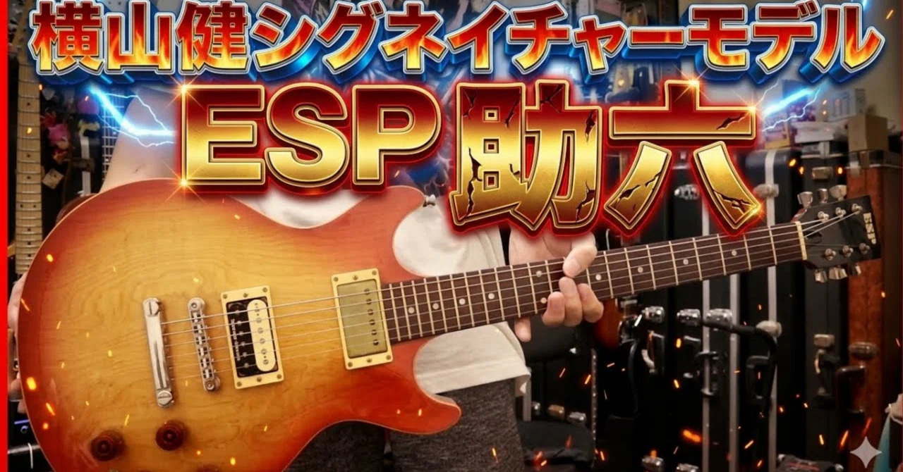 Hi-STANDARD 横山健シグネイチャーモデル ESP「助六」の魅力に迫る