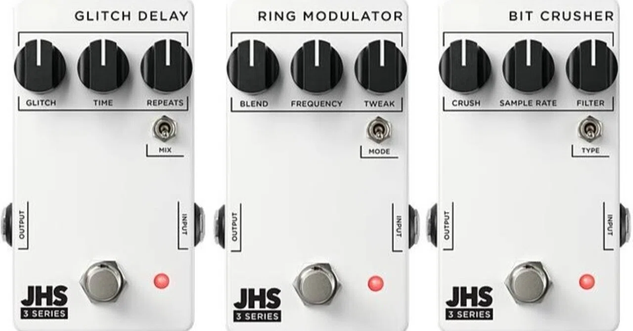 JHS Pedalsから個性派ペダル3機種が登場！｜ギター改造ネット出張所
