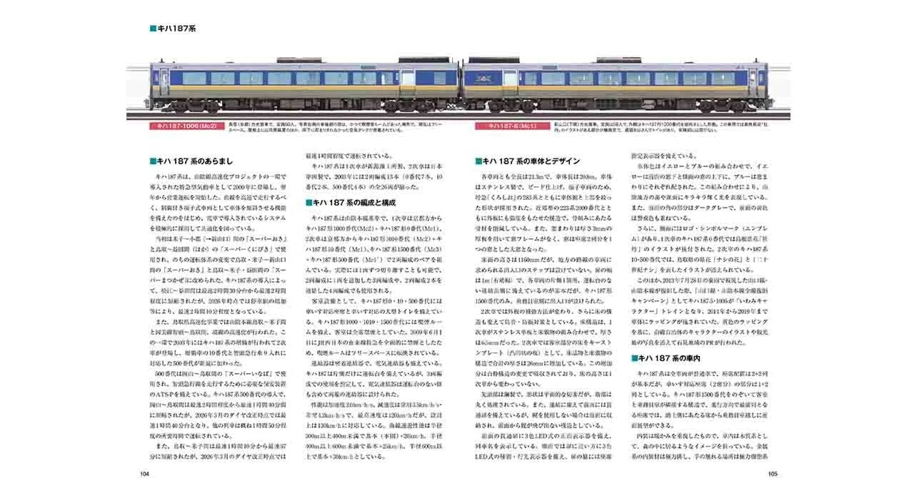 JR西日本キハ187系のすべて：特急「スーパーおき」「スーパーまつかぜ