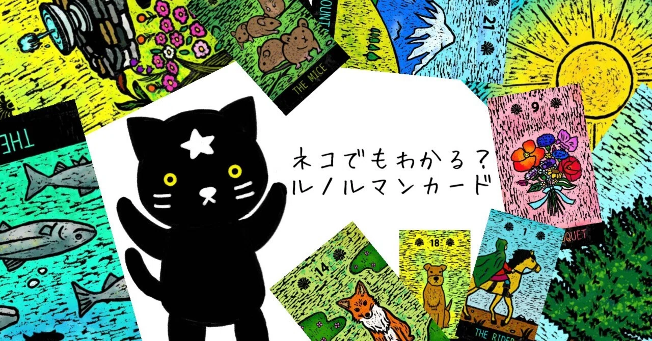 ルノルマンカード 猫 待望の猫ちゃんデザイン ゆるふわな猫ちゃんの