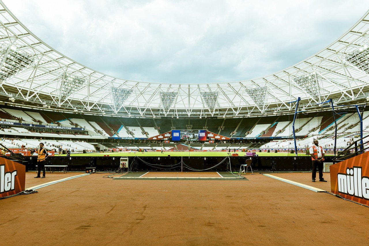 Zoomの背景におつかいくださいシリーズ London Stadium Ekiden News Note