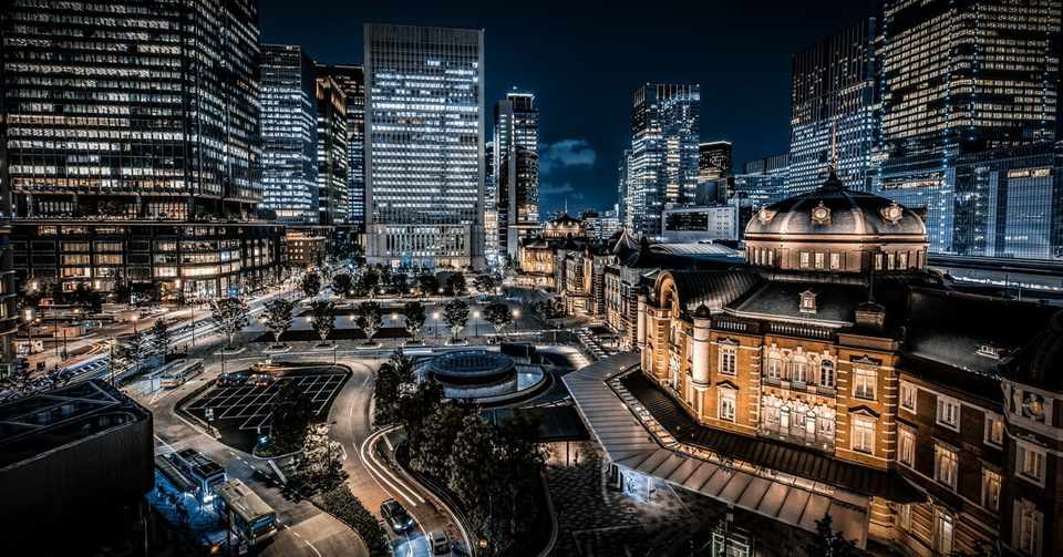 至高の東京駅俯瞰夜景 東京駅を撮影するならこのスポット 三脚なし Tatsuro Urban Night Photographer Note