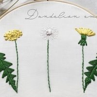 刺繍初心者向け 図案無料配布 花のワンポイント刺繍 Sioca 刺繍作家 Note