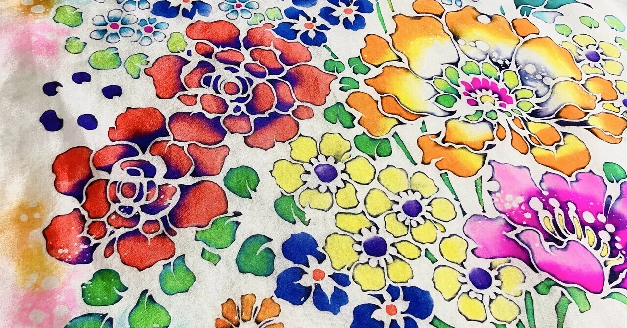 花の絵🌸｜大竹夏紀 /染色アーティスト