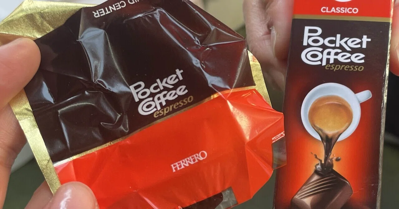 コーヒー好きには堪らない、イタリア限定の『POCKET COFFEE』チョコ