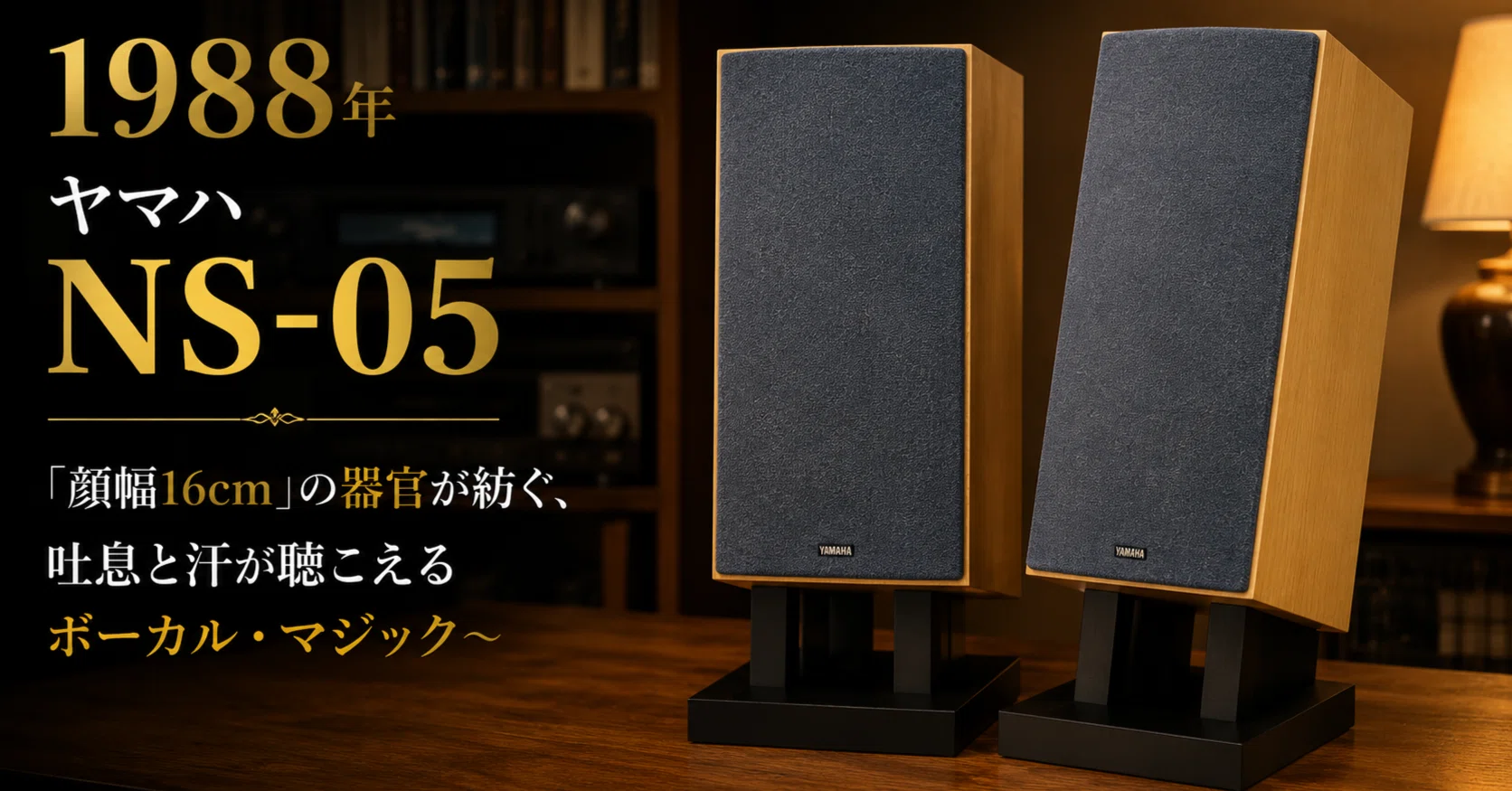 1988年 ヤマハ NS-05 〜「顔幅16cm」の器官が紡ぐ、吐息と汗が聴こえる 