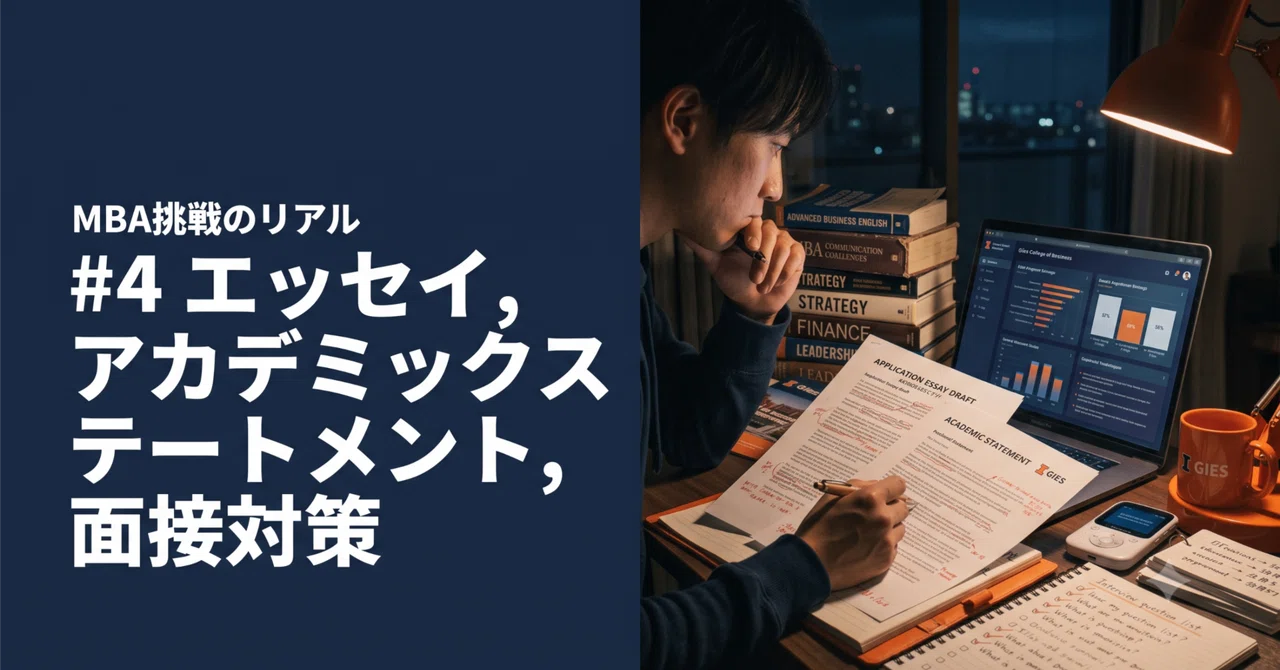 #4 Essay, Academic Statement, and Interview Preparation｜コッタ