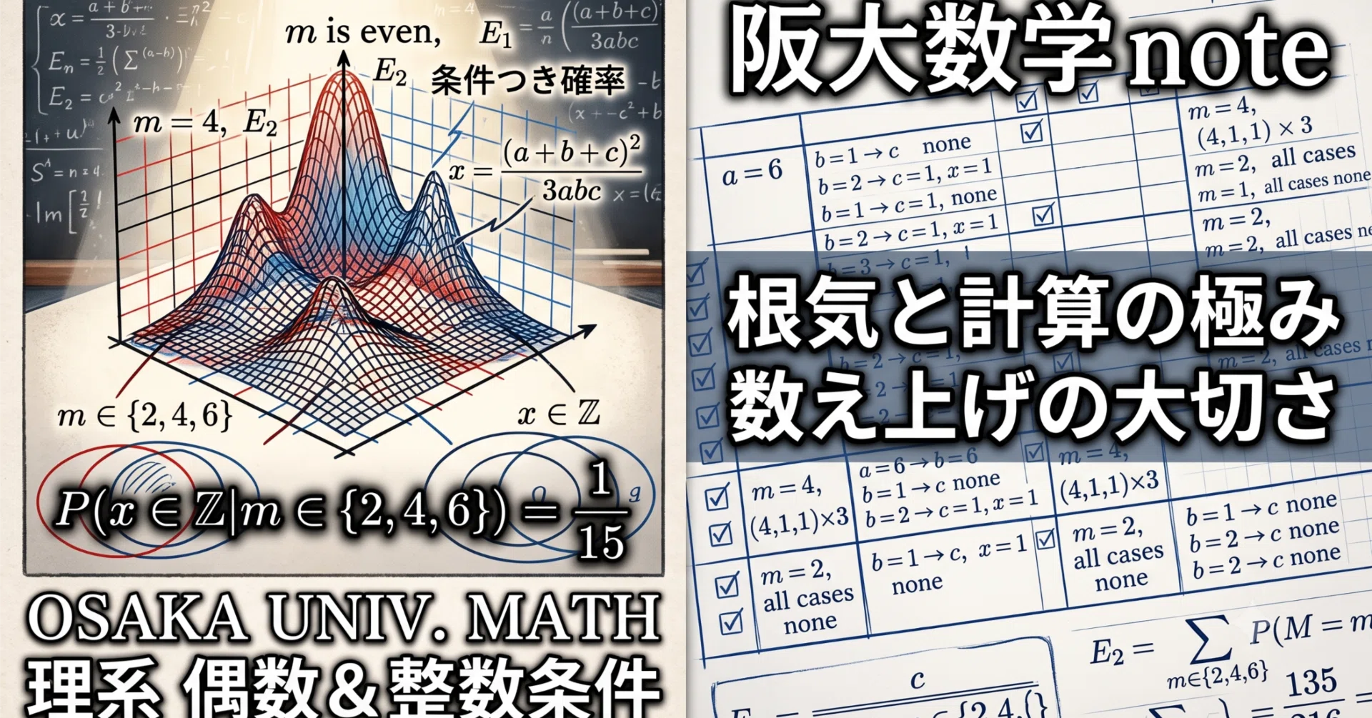 やってみた 2026年阪大理系数学ー2｜光輝の奇譚