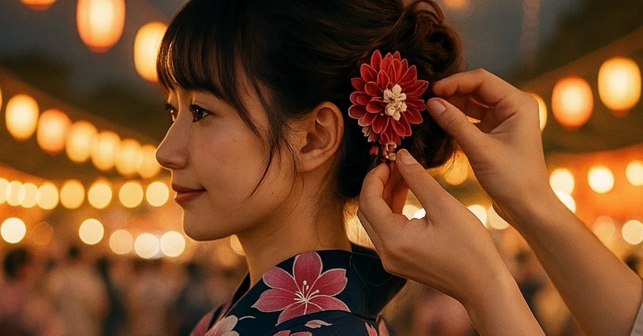 2026年夏】花火大会・夏祭りの浴衣ヘアセットなら練馬駅1分8：00から23
