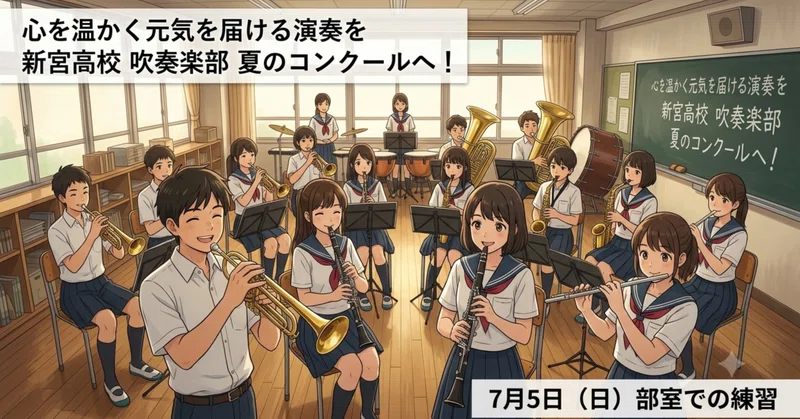 【新翔高校】新宮高校の吹奏楽部の皆さんが来校されました。