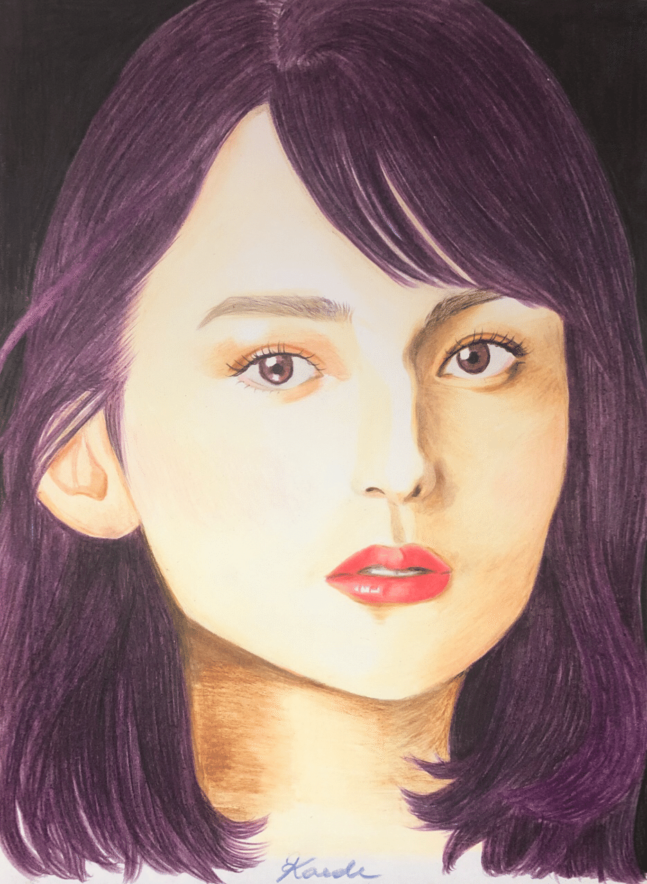 伊東楓 似顔絵。｜伊東楓