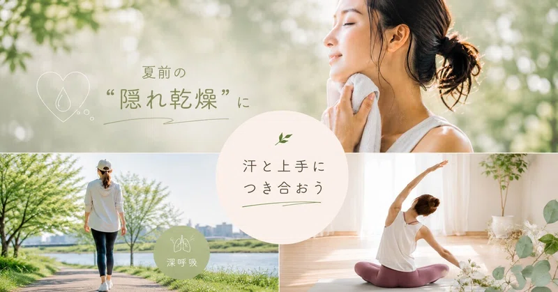 汗をかくのが怖くて、運動を避けていませんか？🌿