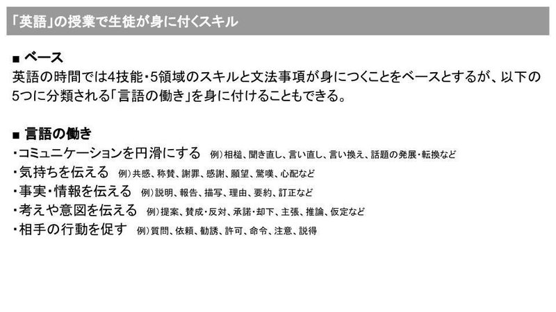 231ページ 23万文字超 の学習指導要領 外国語編 英語編 を9枚のスライドで 日本一シンプルにまとめてみた よしかわ けいすけ 高校教師 Note