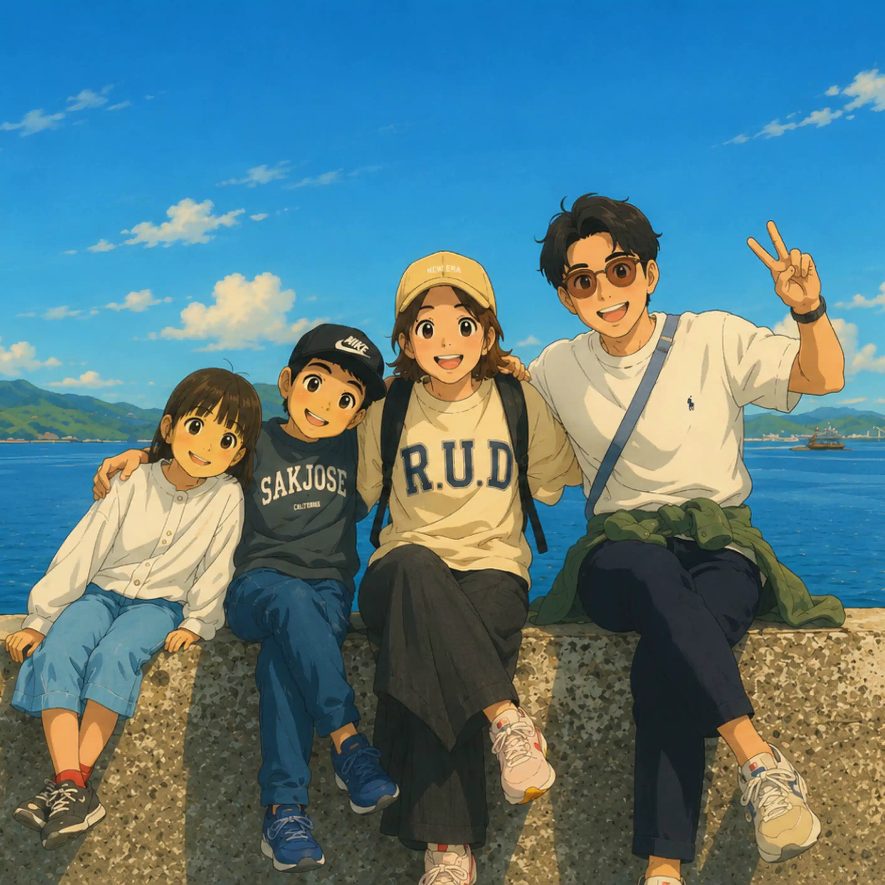 ao 旅行大好き4人家族