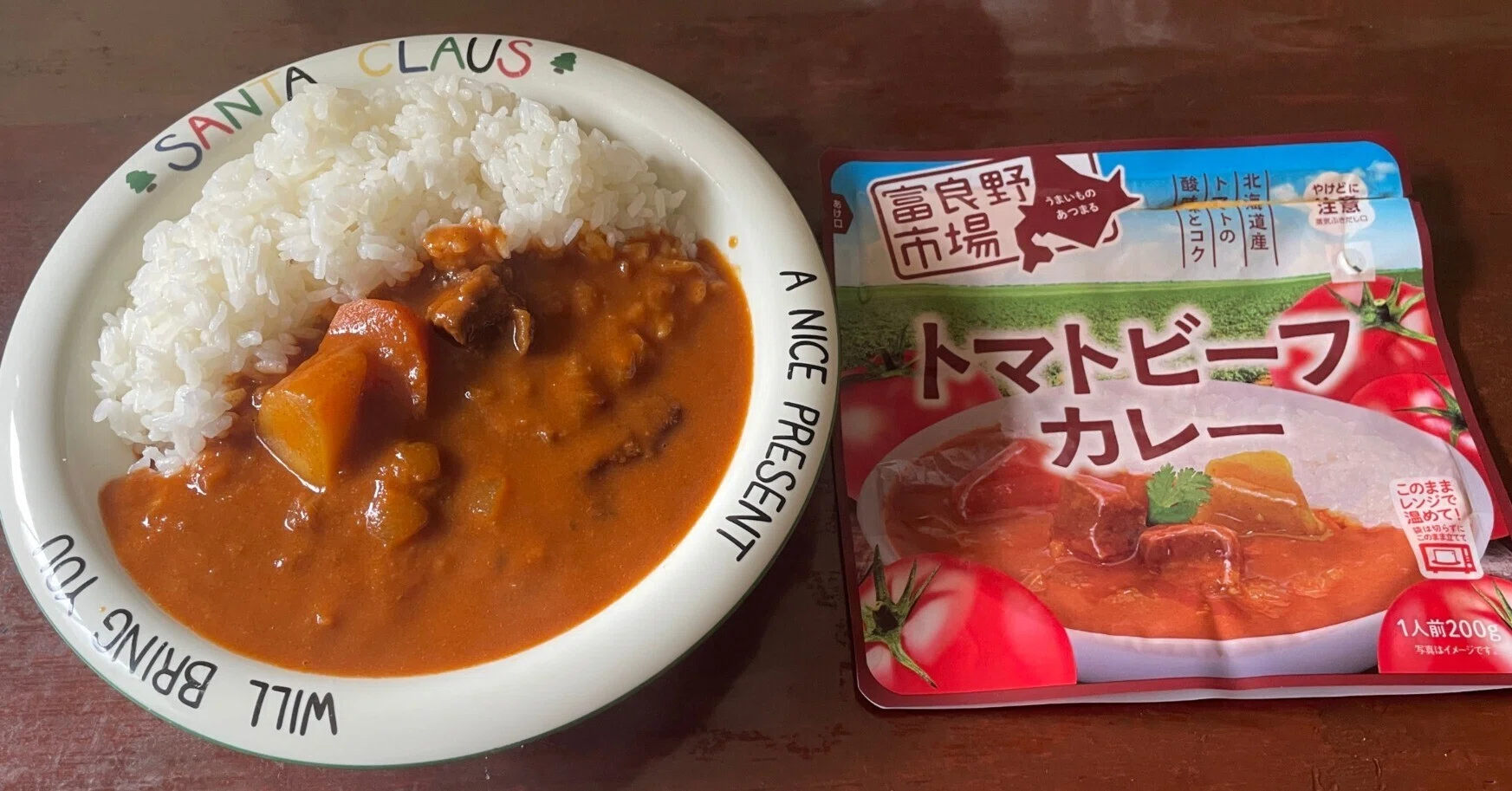 🍛【レトルト】富良野市場 トマトビーフカレーを食べてみた件