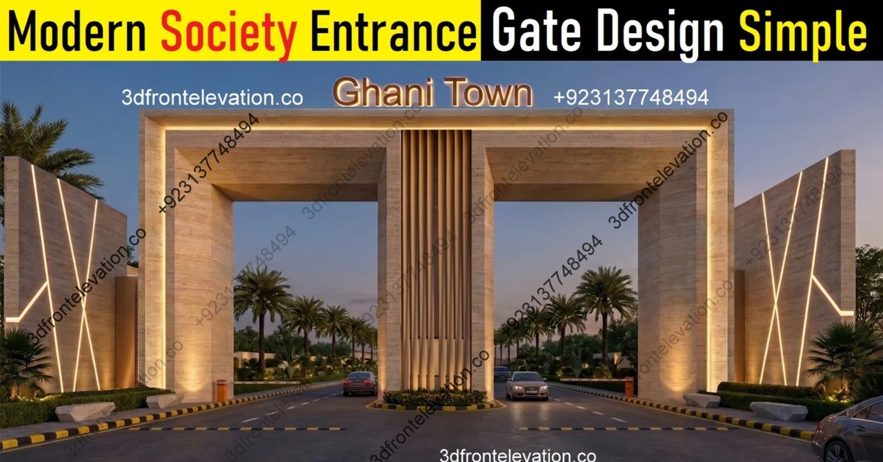 Modern Society Entrance Gate Design Simple｜Home Architect Designer ...