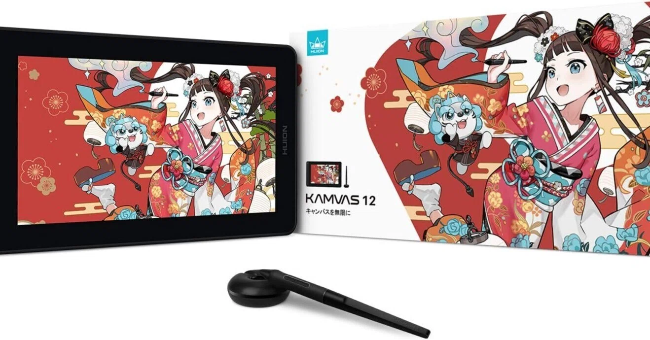 HUION 液タブ Kamvas 12 豪華版 本体 最強レビュー】HUION 液タブ Kamvas 12 豪華版 11.6インチ 人気