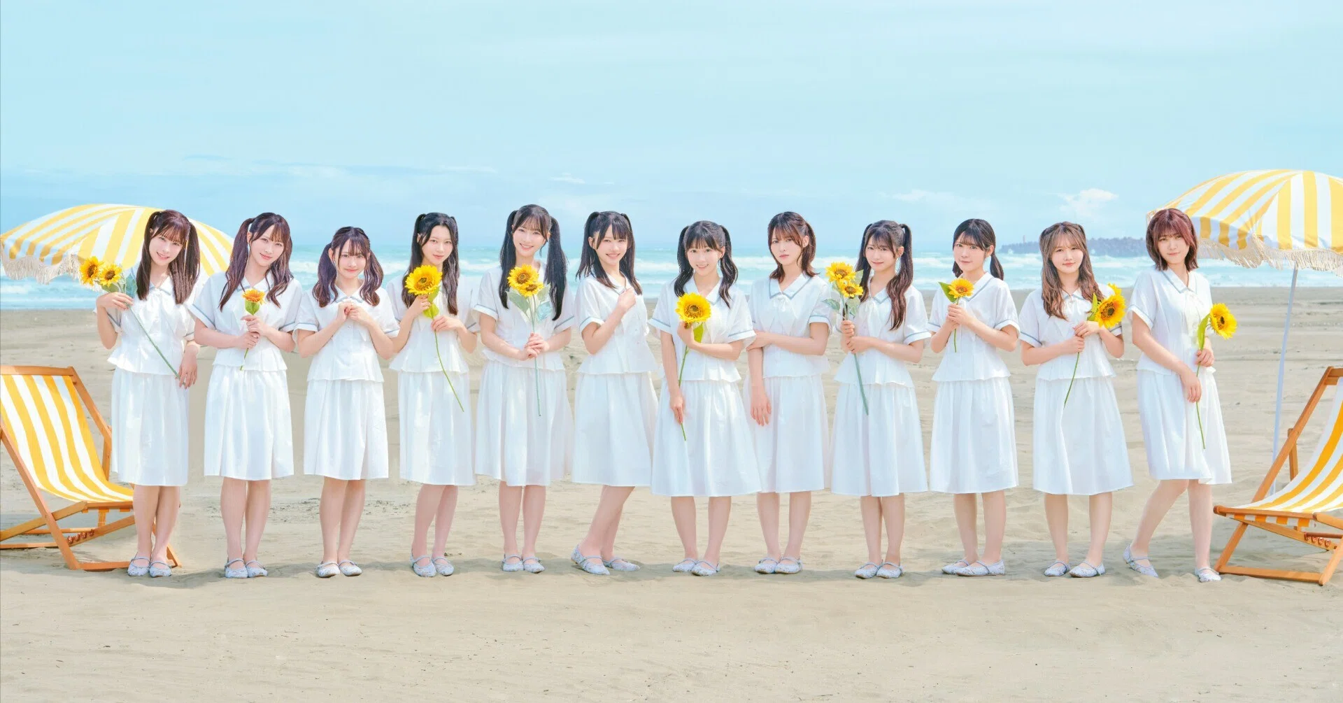 Poster promosi single Summer Twin Tail ≒JOY