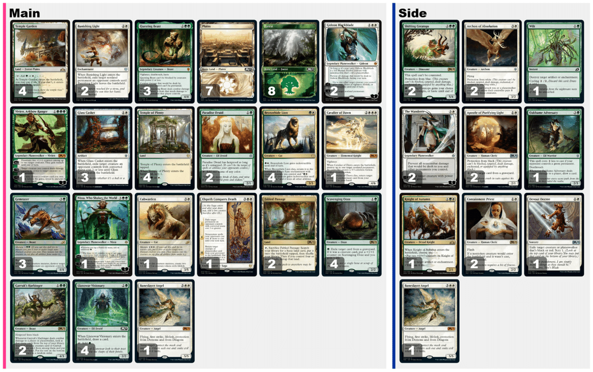 スタンダード】白緑ミッドレンジ調整記【GRN～M21】｜munnannex