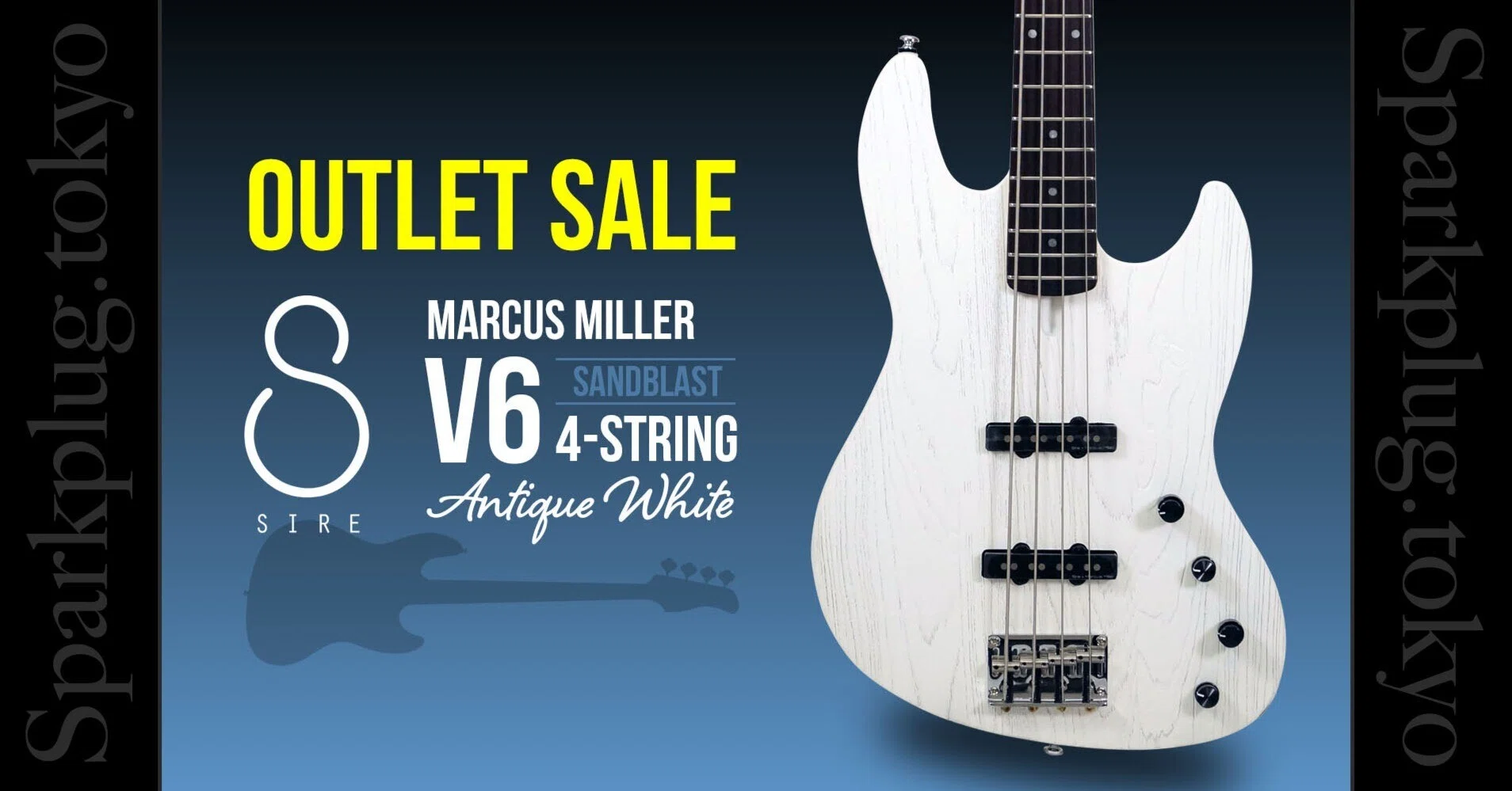 サイアー×マーカス・ミラーによる軽量モダンJBスタイル「V6-4String