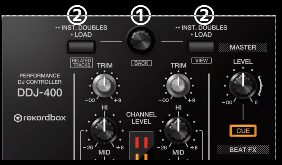 DDJ-400】機材についているボタンを片っ端から解説するやつ|みゅー DDJ-400】機材についているボタンを片っ端から解説するやつ|みゅー