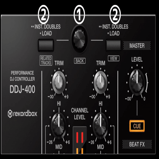 DDJ-400】機材についているボタンを片っ端から解説するやつ｜みゅー