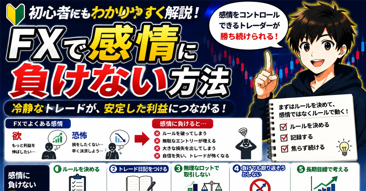 FXで感情に負けない方法｜初心者にもわかりやすく解説｜FX初心者ガイド