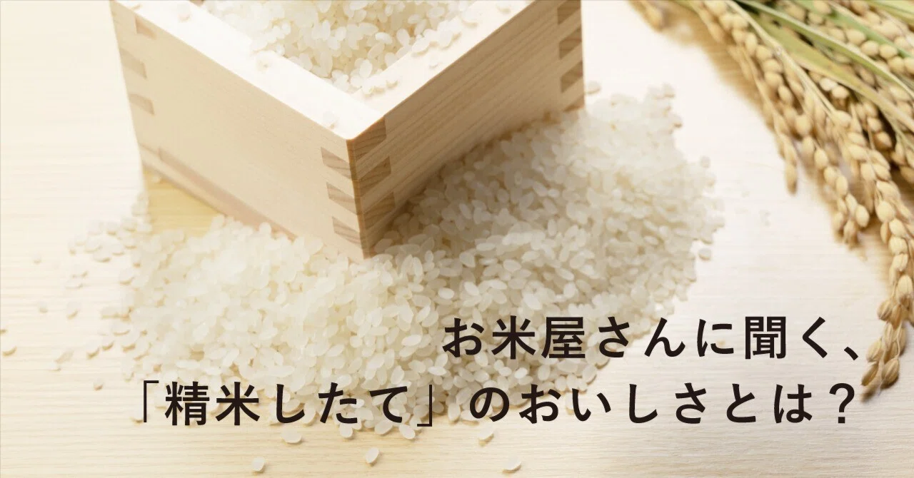 お米屋さんに聞く、「精米したて」のおいしさとは？｜山本電気 公式