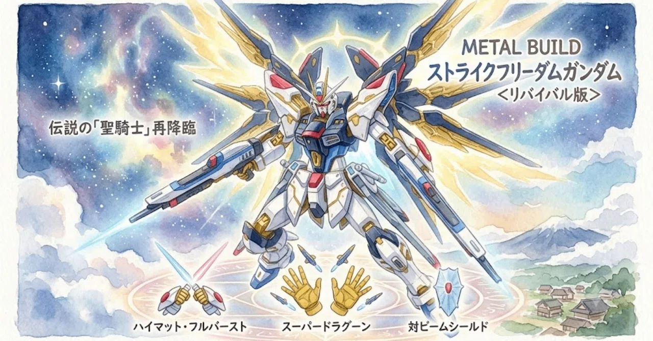 伝説の『聖騎士』が再降臨！「METAL BUILD ストライクフリーダム