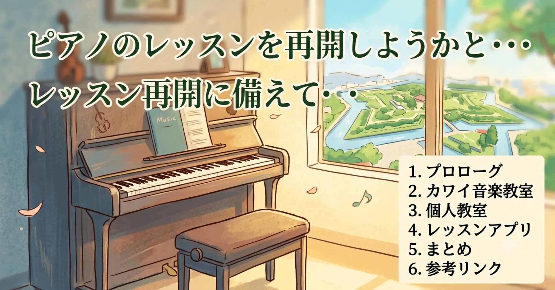 ピアノのレッスンを再開しようかと・・・｜吉良浩明（きらやん）