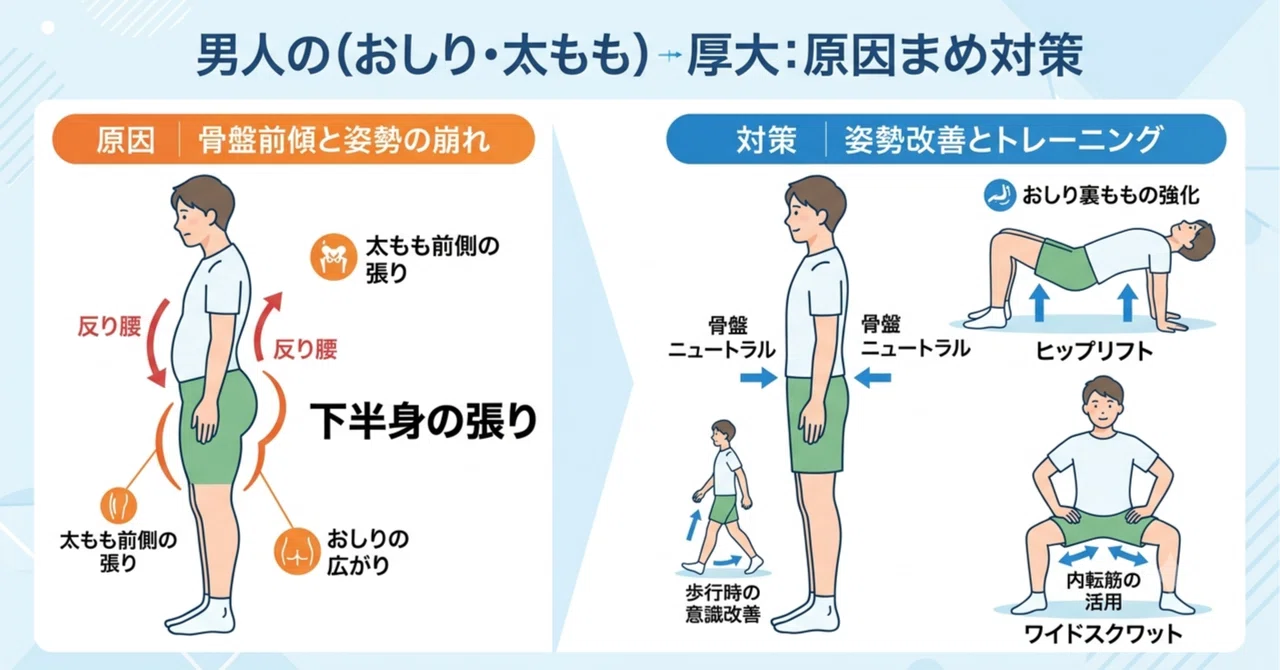 筋トレで太ももが太くなる原因は？脚痩せに効く部位と避けるべき種目を徹底解説