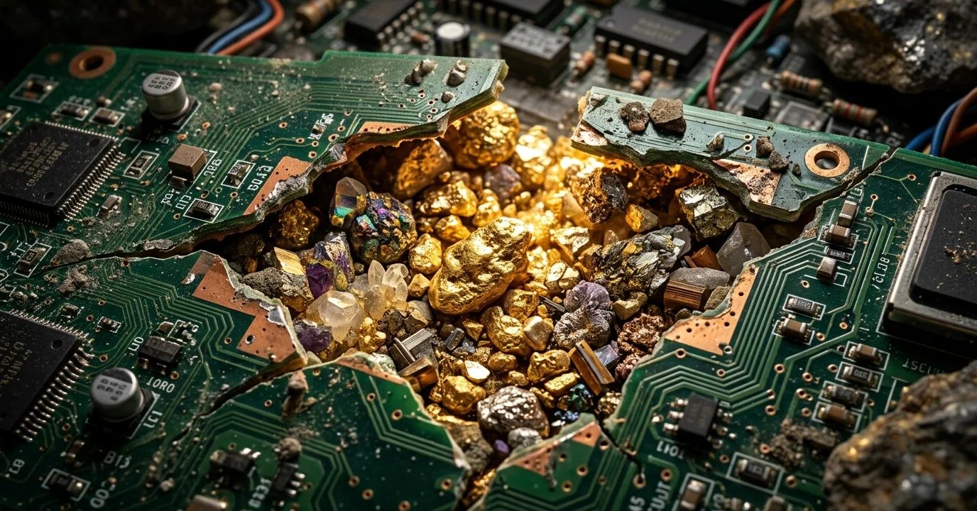 日本にはもう一つの金鉱山がある。」捨てられた電子機器から金を