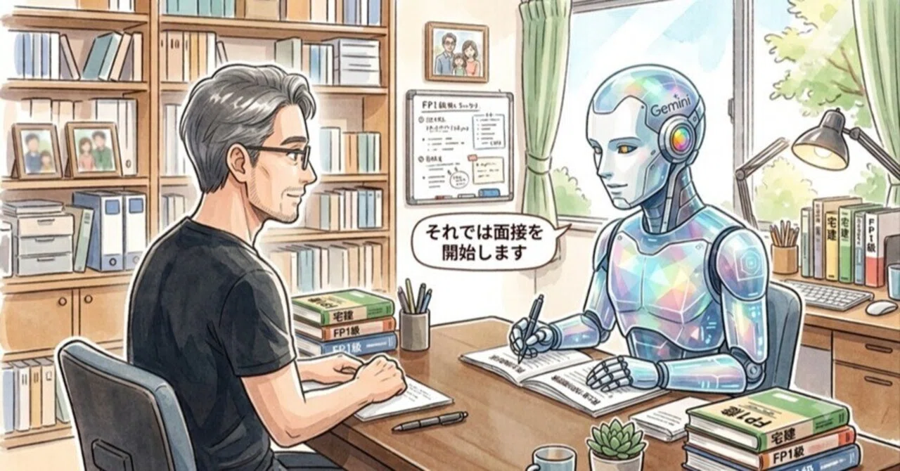 プロンプト公開】Geminiを使ったFP1級実技試験・模擬面接のやり方