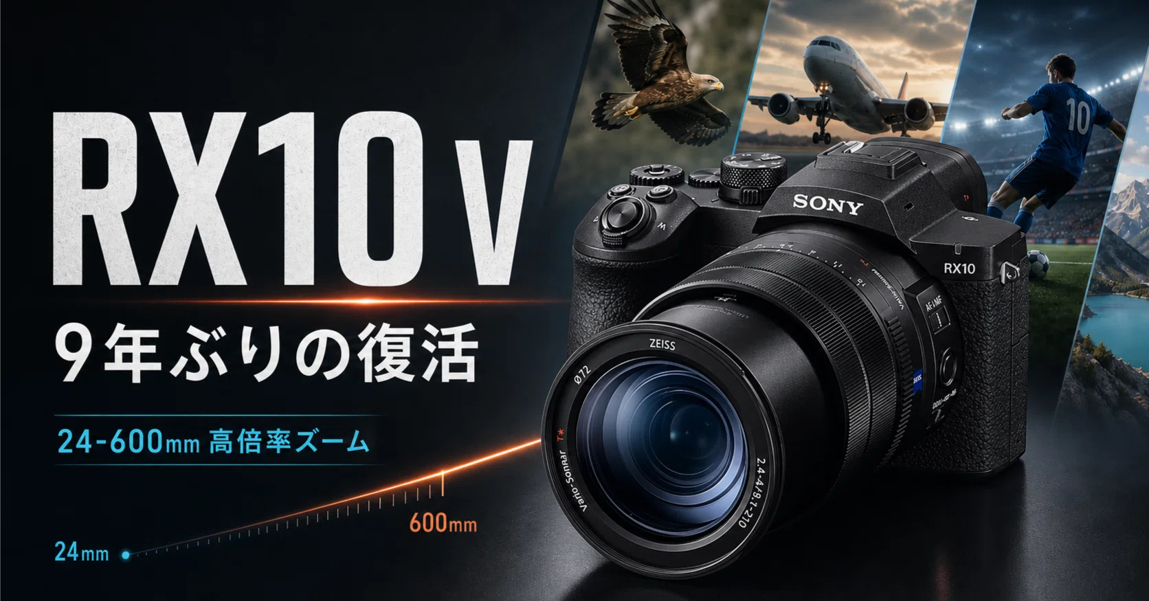 SONY RX10 V正式発表！9年ぶりに復活した高倍率カメラ｜ろんすた＠変