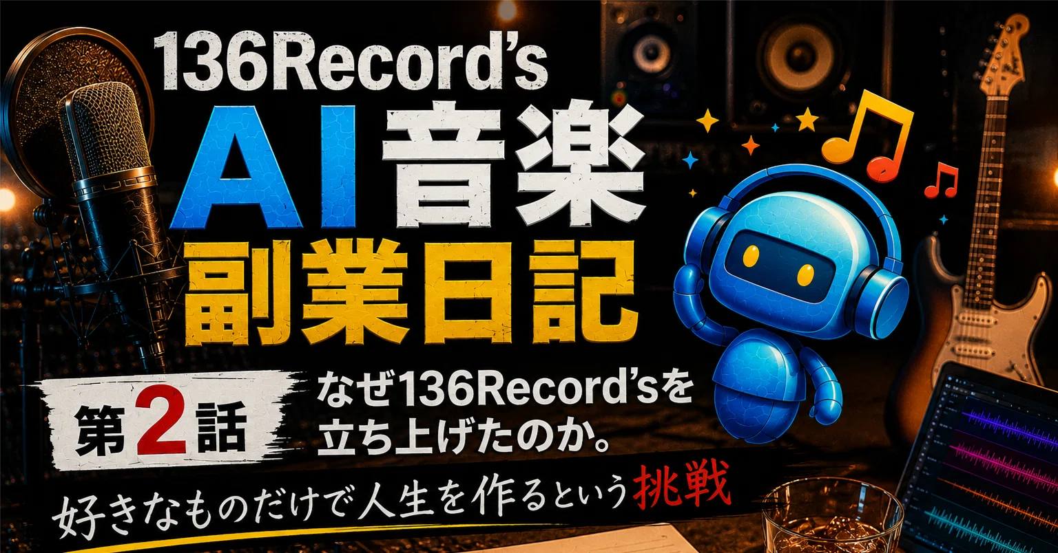 136Record's AI Music Side Hustle Diary Episode 2: Why I Started