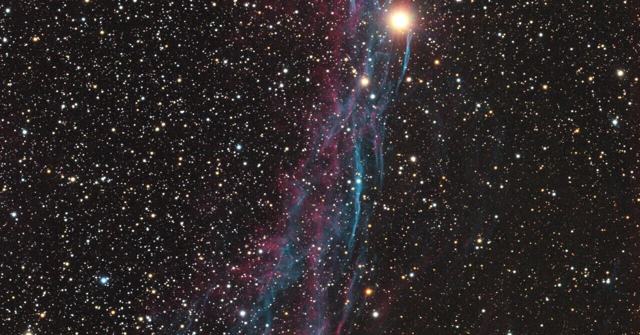 雲の網 はくちょう座 網状星雲西側｜Native Photon -龍之介note