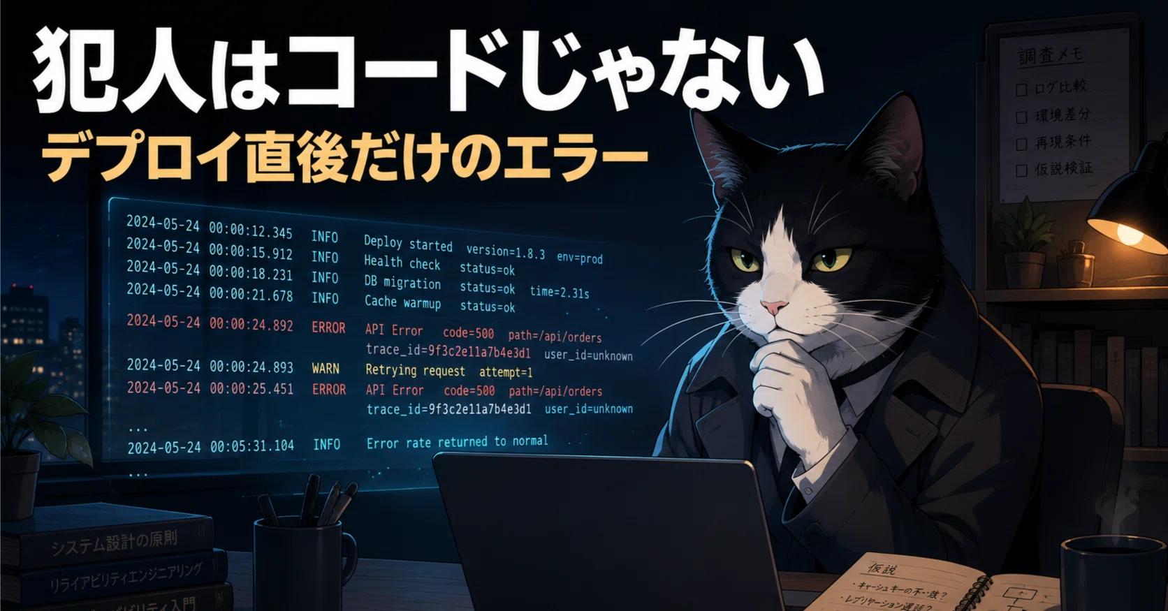 デプロイ直後だけ出る「Application error」の犯人はコードじゃない