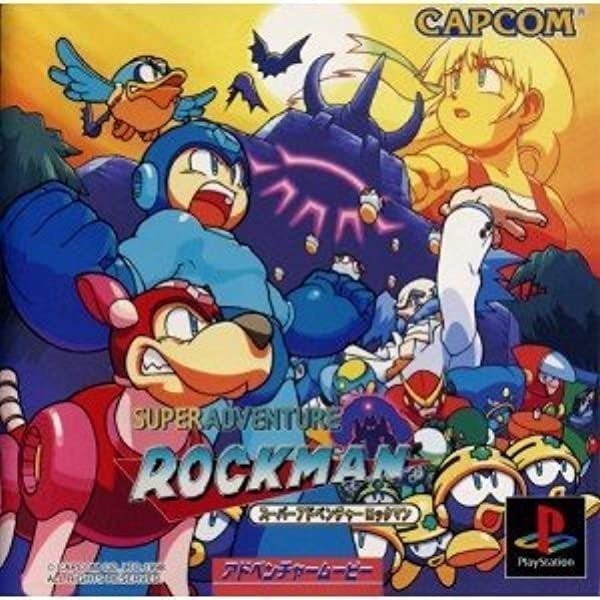 PS1 ロックマン ROCKMAN +Spin.Card PS1 Japan Game Playstation 1 PS One