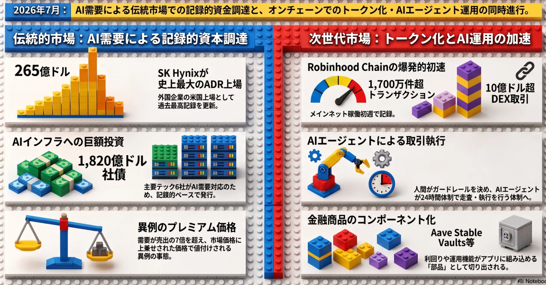 株式市場とトークン化取引/運用の現在：ADR・Robinhood Chain・Aave