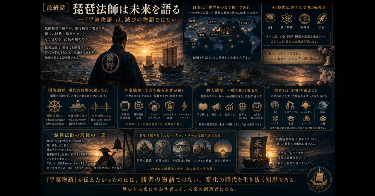 琵琶法師は未来を語る――『平家物語』は、滅びの物語ではない｜k
